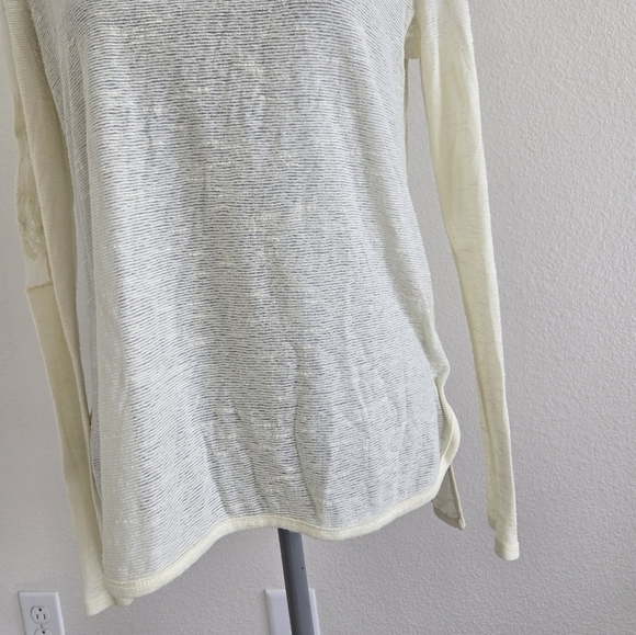 Free People Romantics Pretty Pretty Lace Long Sleeve Top Bloussize size XS - Picture 3 of 16